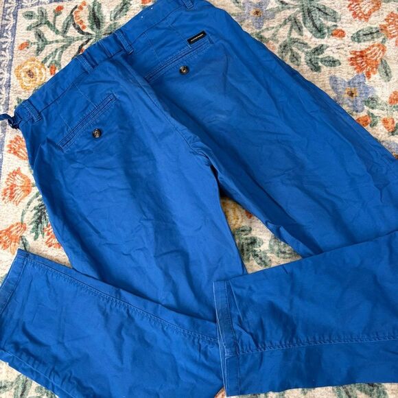 Scotch and soda Blake regular slim-fit pleated chino Royal Cobalt Blue 30 x 32 - Picture 6 of 7